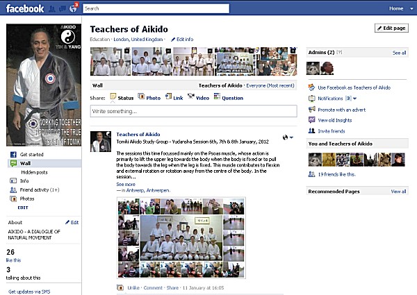 FACEBOOK - TEACHERS OF AIKIDO