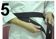 Nancy McClean shows "How To Tie Your Belt"