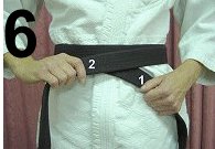 Nancy McClean shows "How To Tie Your Belt"