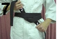 Nancy McClean shows "How To Tie Your Belt"