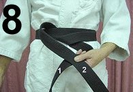 Nancy McClean shows "How To Tie Your Belt"