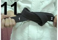 Nancy McClean shows "How To Tie Your Belt"